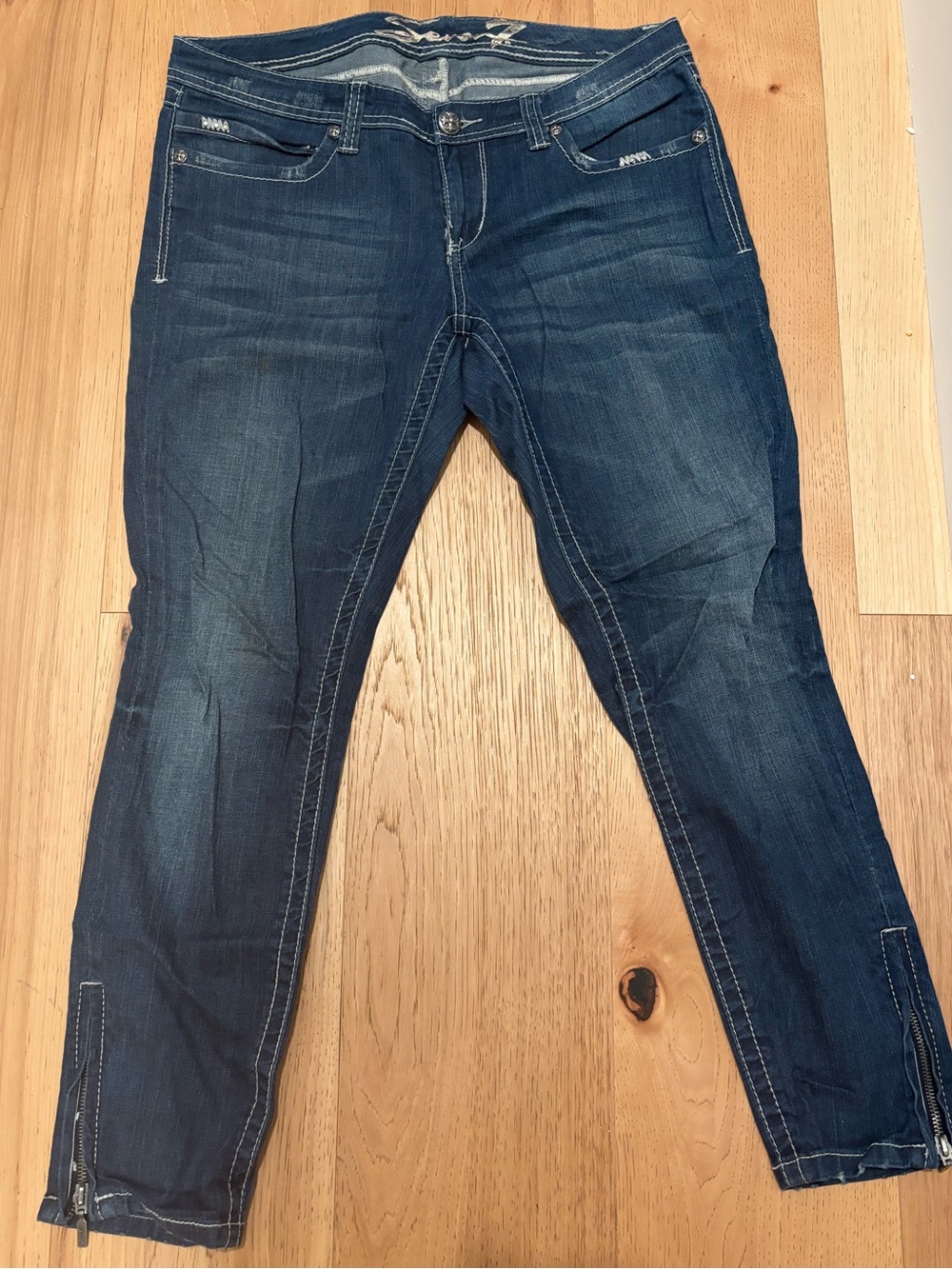 Seven jeans ankle zip jeans size 8